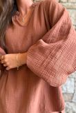 Santos Cushion Cotton Heathcliff Blouse Chestnut?